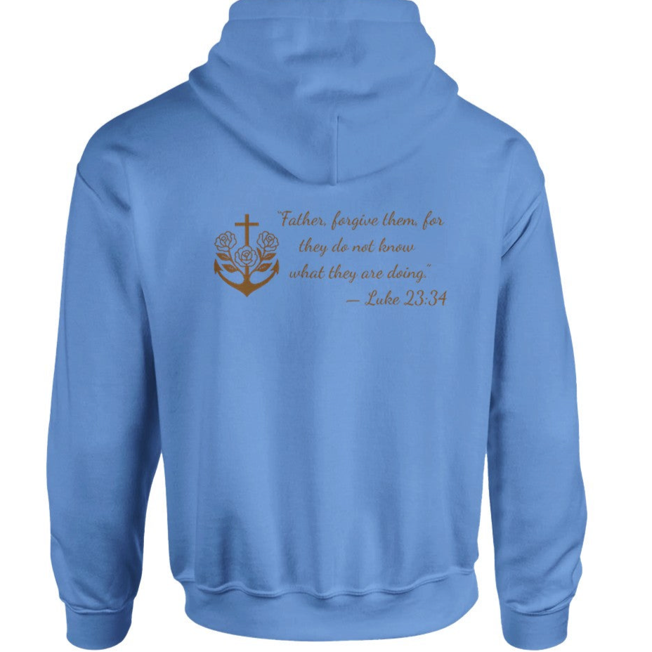 Father Forgive Them Grounded Unisex Pullover Hoodie | Gildan® 18500